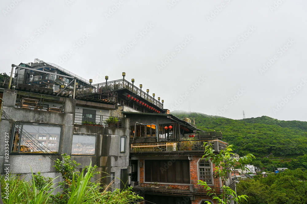 Fototapeta premium 台湾の霧の九份