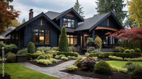 3d rendering of house model for real estate 
