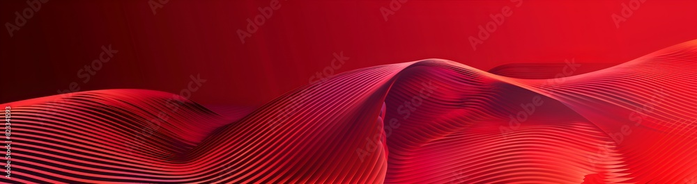 Red banner background with abstract waves and shadows, vector illustration
Red banner background with abstract waves and shadows, vector illustration