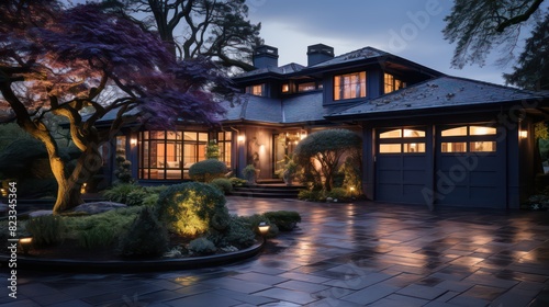 3d rendering of house model for real estate 
