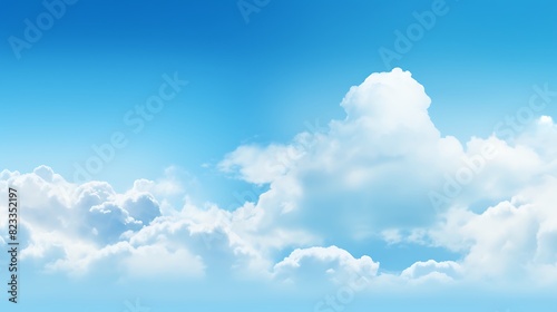 Abstract blur photographyBlue sky with cloud for background and wall paper