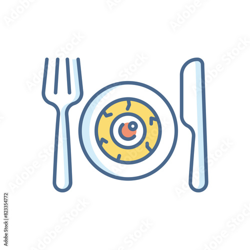 Cannibal vector icon