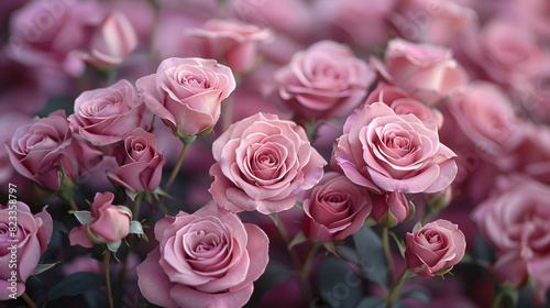 Macro background of beautiful violet roses