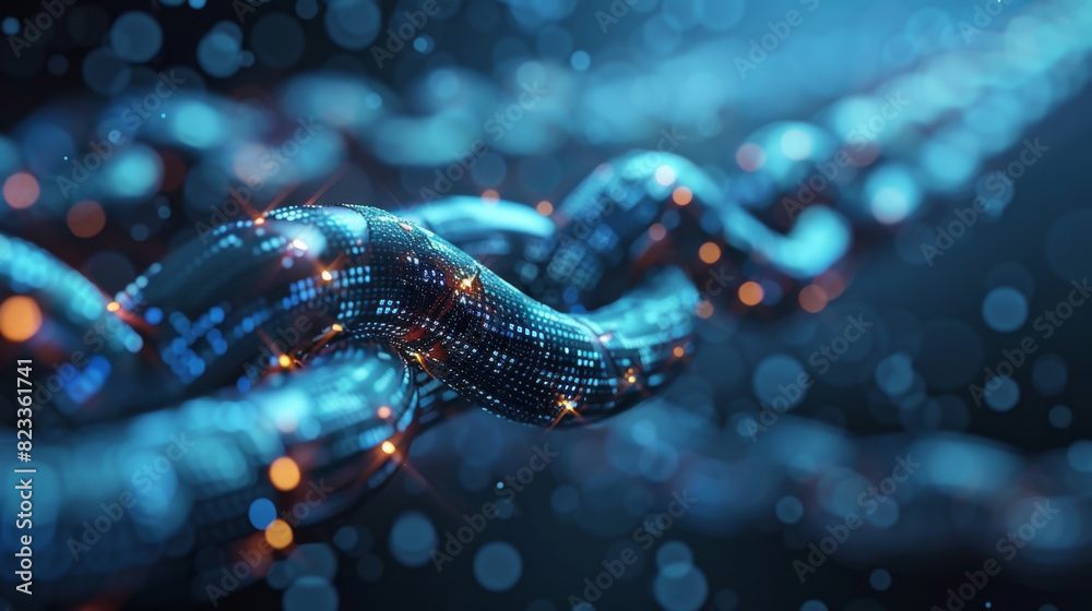 Digital supply chain network secured by blockchain technology for transparency and security. Digital supply chain network secured by blockchain technology for transparency and security.