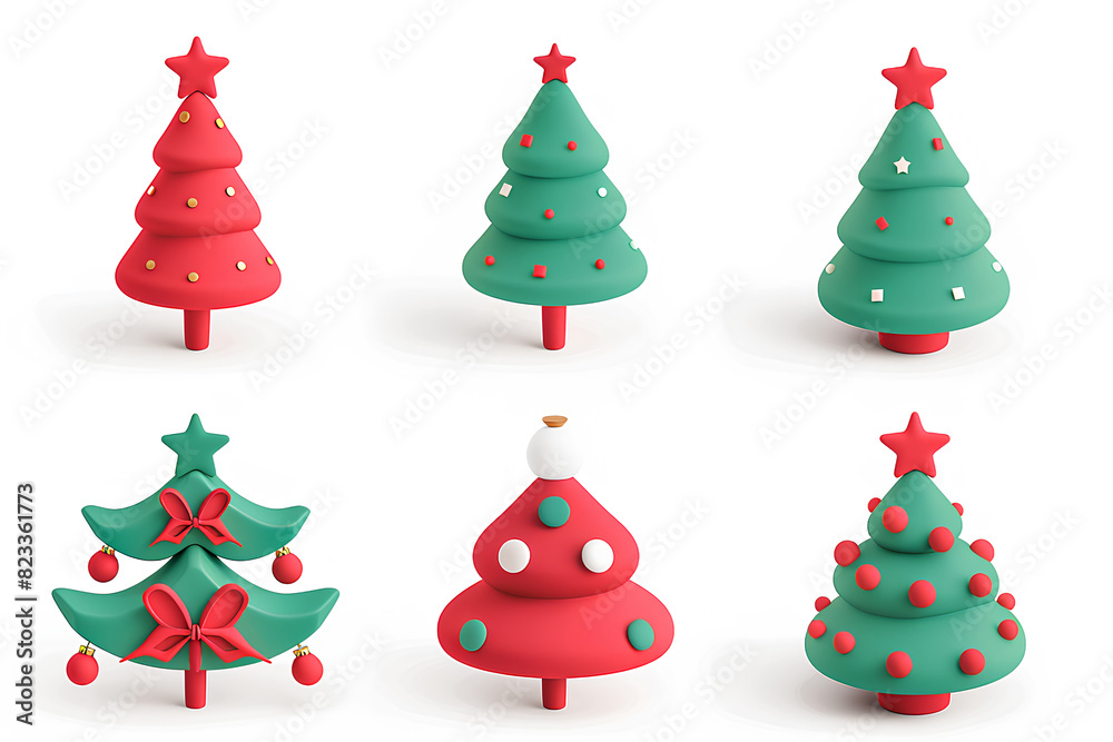 クリスマスツリーのアイコン素材 クリスマスツリーのアイコン素材