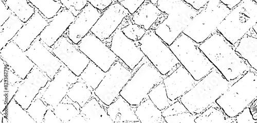 texture of the wall, a set of four different textures of brick wall, a black and white drawing of a brick wall,  a black and white drawing of a patterned wall,  grunge texture