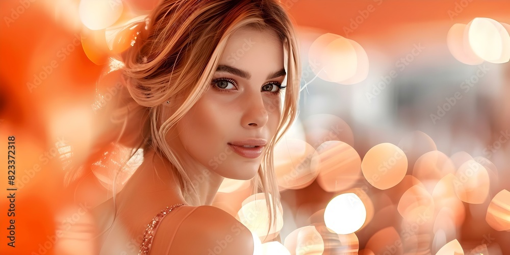 A supermodel attends a luxurious event in an elegant evening gown. Concept Fashion, Luxury, Red Carpet, Elegance, Evening Gown A supermodel attends a luxurious event in an elegant evening gown. Concept Fashion, Luxury, Red Carpet, Elegance, Evening Gown