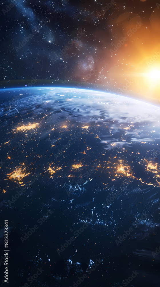 Fototapeta premium earth in space