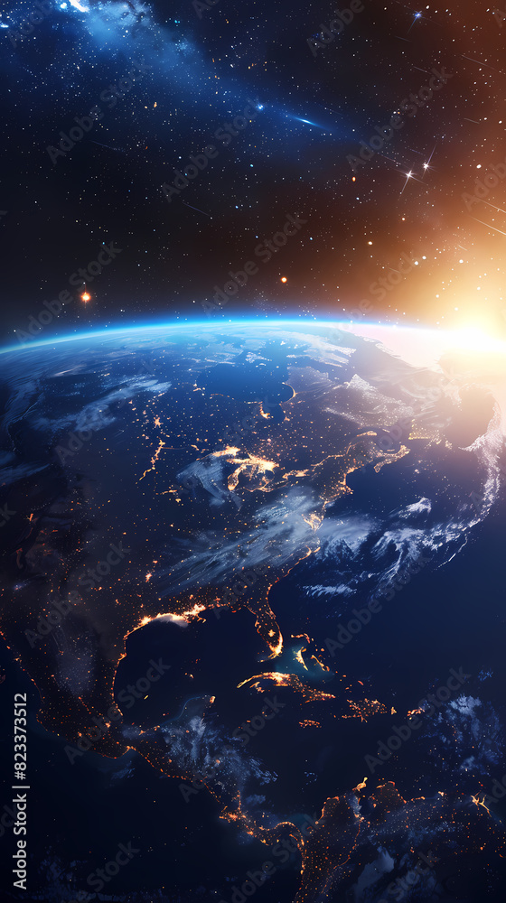 Fototapeta premium earth in space