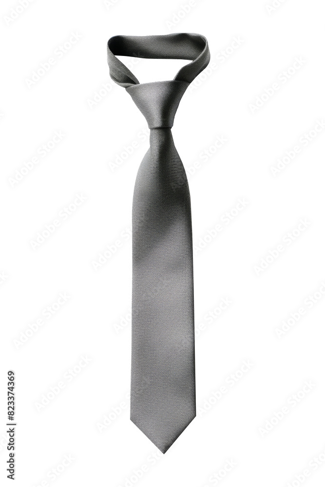 Grey necktie isolated on transparent background. Grey necktie isolated on transparent background.