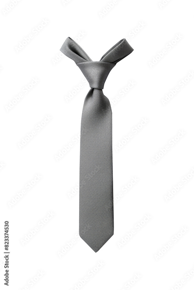 Grey necktie isolated on transparent background. Grey necktie isolated on transparent background.