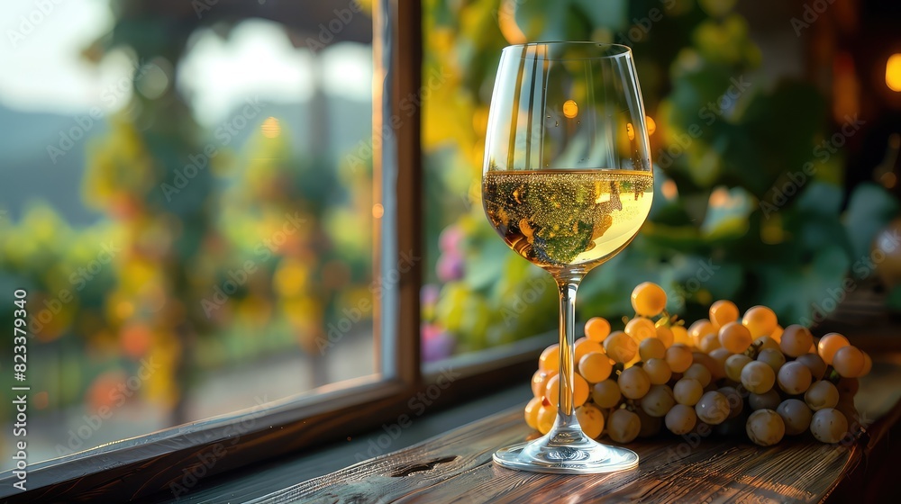 Exquisite French White Wine from Flintstone Terroir Vineyards in Burgundy Region Exquisite French White Wine from Flintstone Terroir Vineyards in Burgundy Region