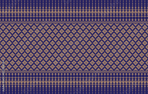 Sacral tribal ethnic motifs geometric vector background. Beautiful gypsy geometric shapes sprites tribal motifs clothing fabric textile print traditional design with triangles