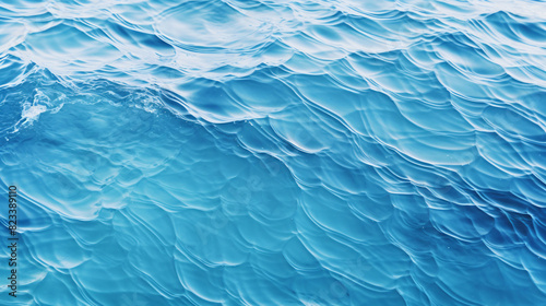 Blue wave ripple sea texture background