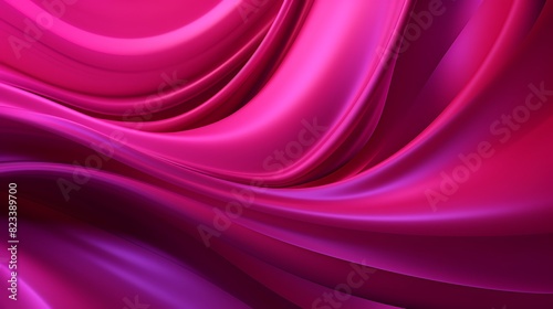 Abstract background and banner in fuchsia and pink photo