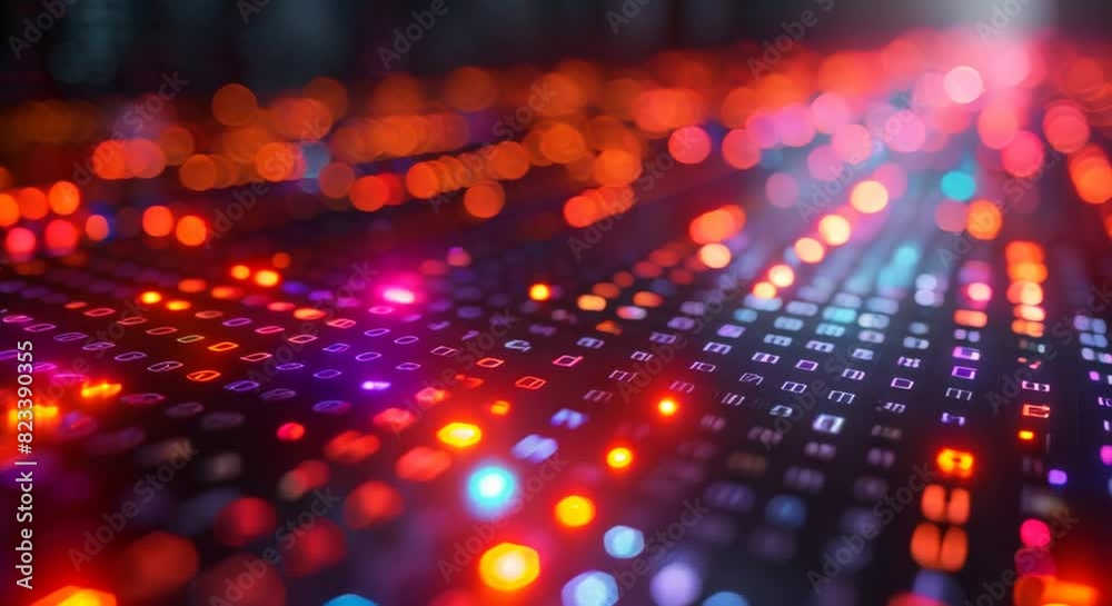 A detail of an automated trading system's interface, blurred algorithm codes A detail of an automated trading system's interface, blurred algorithm codes