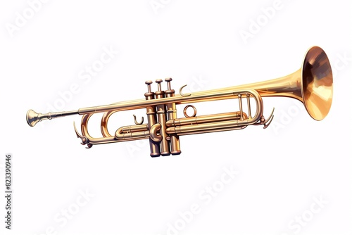 a close up of a trumpet