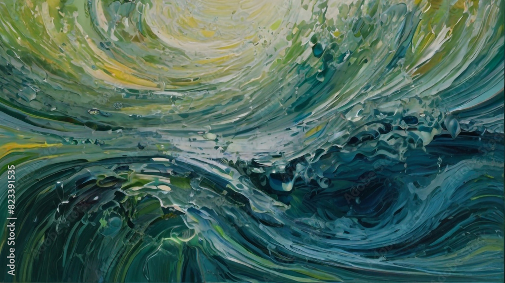 Vibrant Spectrum Abstract Water Flow Vibrant Spectrum Abstract Water Flow