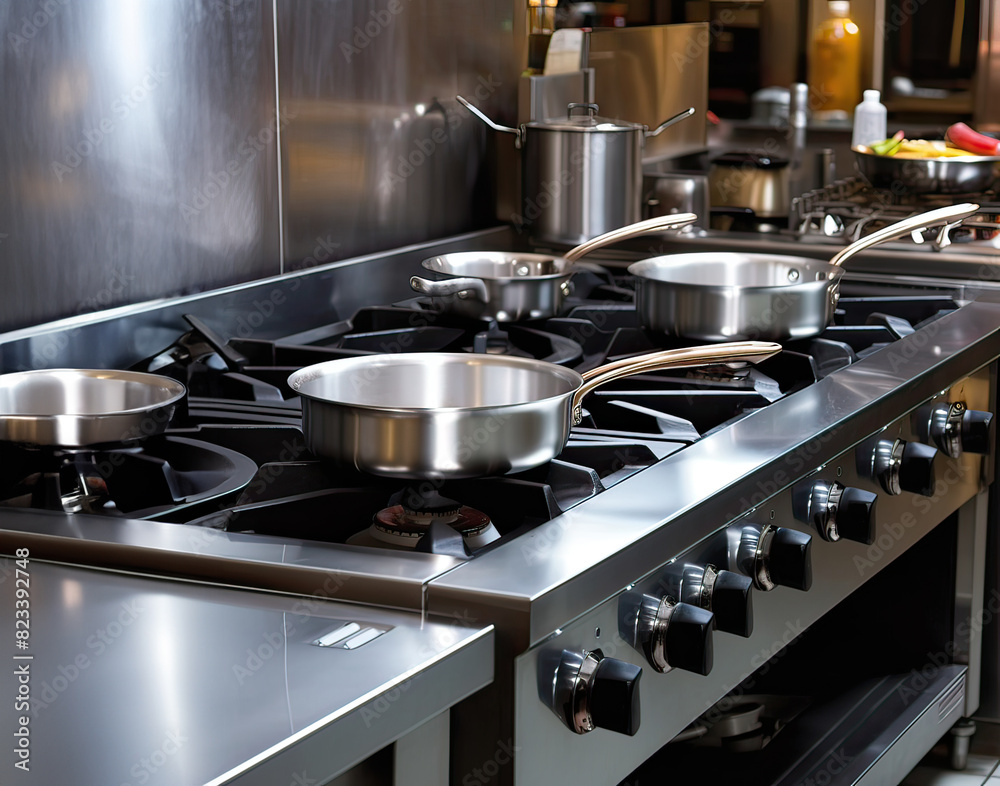 Modern kitchen interior,domestic culinary utensils on it, home healthy cooking concept Modern kitchen interior,domestic culinary utensils on it, home healthy cooking concept