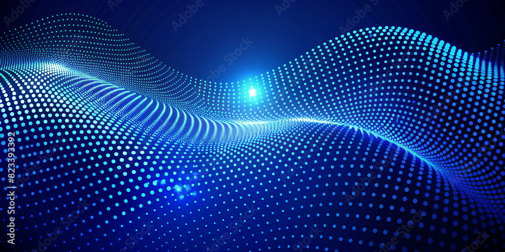 3D abstract dark blue background with dots pattern vector design, technology theme, dimensional dotted flow in perspective, big data, nanotechnology. 3D abstract dark blue background with dots pattern vector design, technology theme, dimensional dotted flow in perspective, big data, nanotechnology.