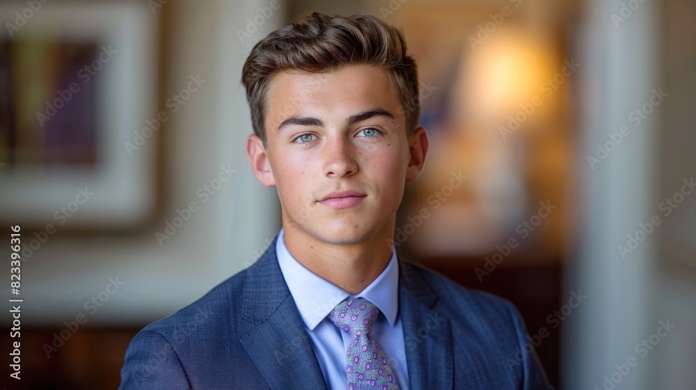 A well-dressed man standing and posing confidently for a picture A well-dressed man standing and posing confidently for a picture