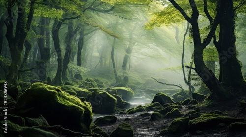 Mesmerizing allure of forest scenery