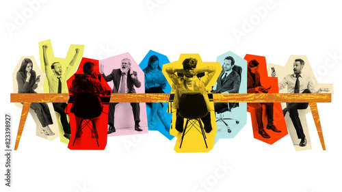 Φωτογραφία Contemporary art collage