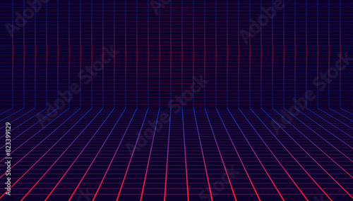 abstract conner horizontal and vertical plaid for showcase graphic trade value and other. vector illustration eps10, Ai Generative photo