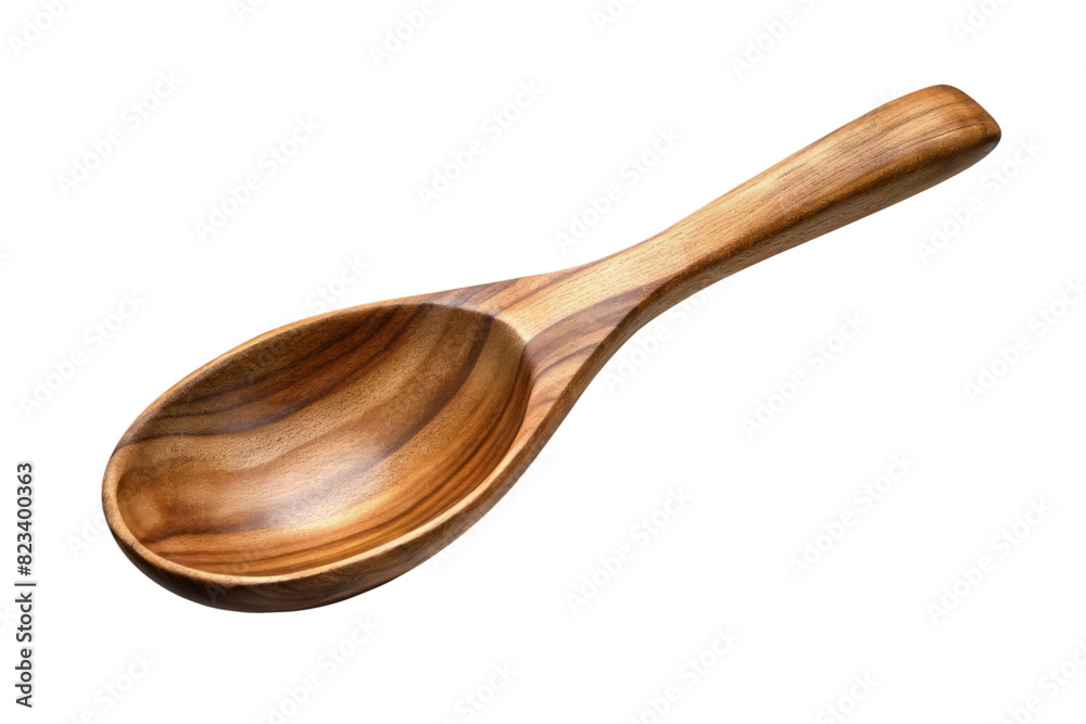 empty wooden spoon isolated on transparent background empty wooden spoon isolated on transparent background