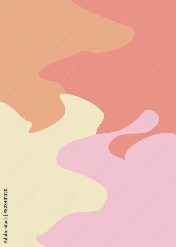 Colorful abstract graphic background. Abstract poster
