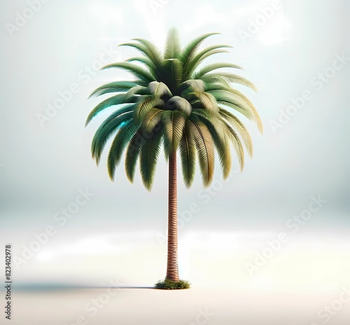  palm tree on a white background