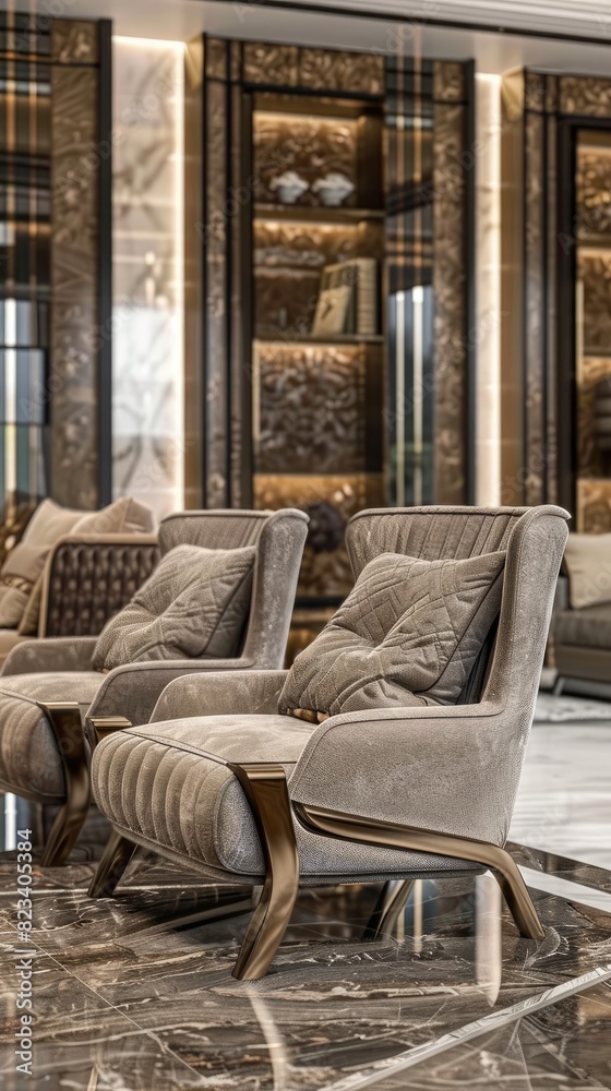 Chenille curtains in an American style living room, adding a touch of comfort and elegance to the space. Chenille curtains in an American style living room, adding a touch of comfort and elegance to the space.