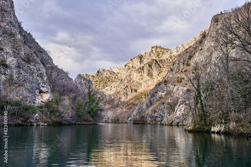 Matka canyon lake in Northern Macedonia