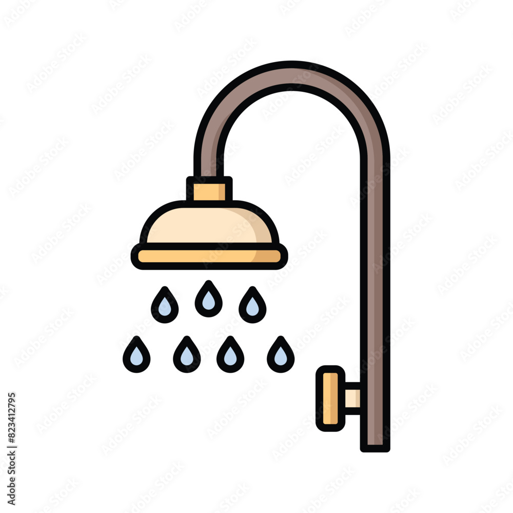 shower icon vector design template simple and clean shower icon vector design template simple and clean