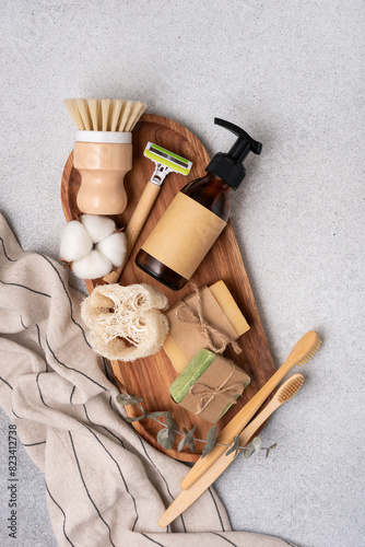 Eco friendly bathroom and body care products for sustainable lifestyle