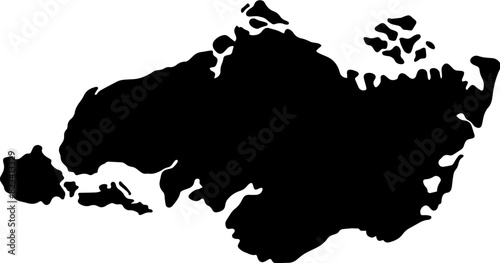 Singapore map color icon illustration, Singapore, map, illustration, color, travel, icon, vector,