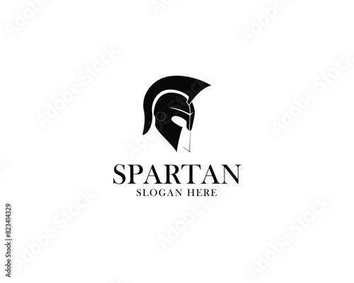 spartan logo design spartan simple creative logo vector spartan black logo
