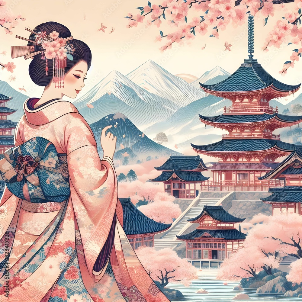 Fototapeta premium japanese temple