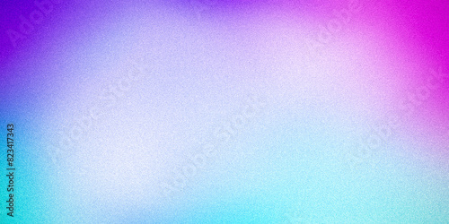 Ultra-wide background with multicolored light pink purple azure crimson blue turquoise white gradient. Grainy abstract blur, perfect for design, banners, wallpapers, templates, posters, and desktops