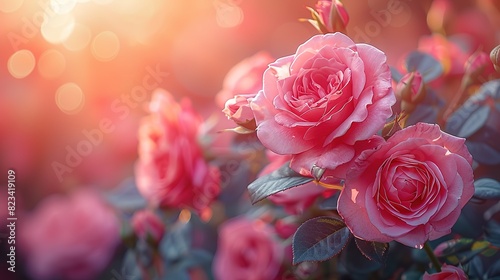 blossom nature rose flowers floral summer beauty flora pink spring plant colorful green fresh blooming photo