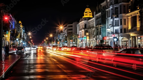night red yellow green lights © vectorwin