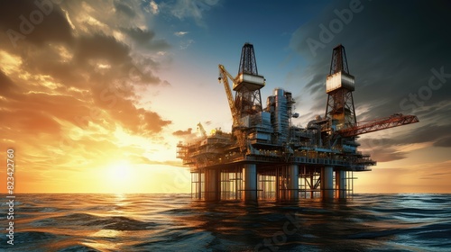 platform oil equipment photo