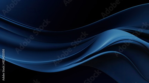 polished navy blue and silver background