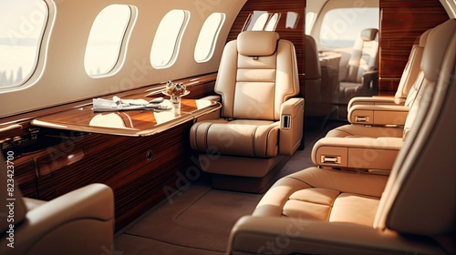 comfort blurred leather interior © vectorwin