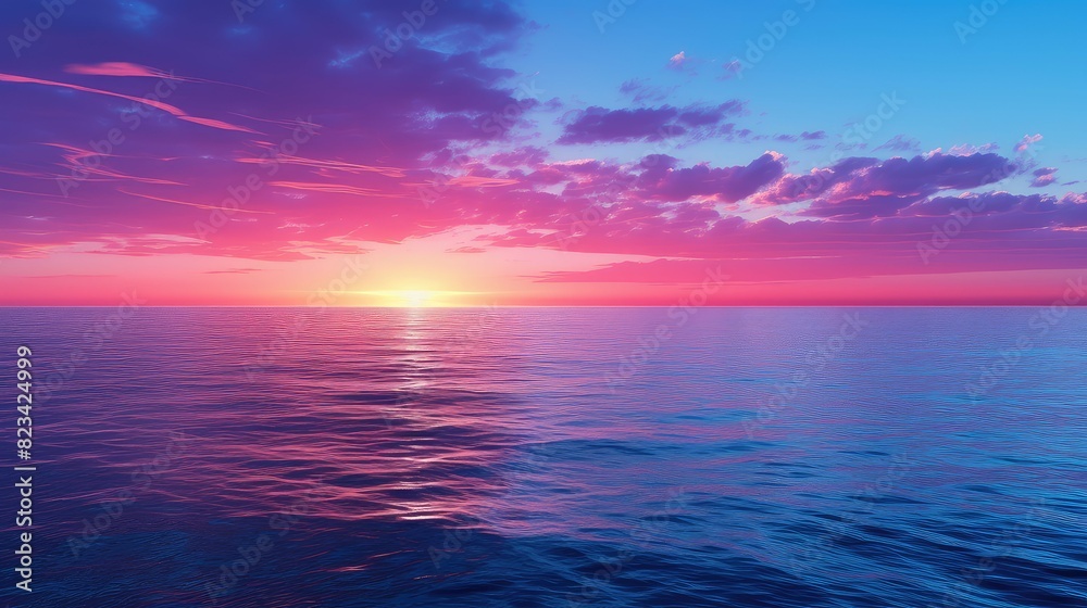 horizon blue and purple background