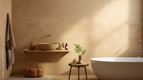 Fototapeta Naklejka Na Ścianę i Meble -  metallic interior paint finishes