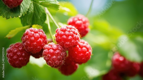 bloom berries raspberry fruit