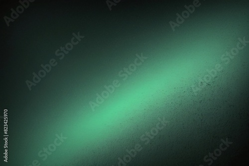 Green Neon Grey: Retro Glow Abstract Background © edi