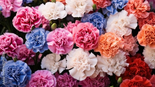 bouquet carnations © vectorwin