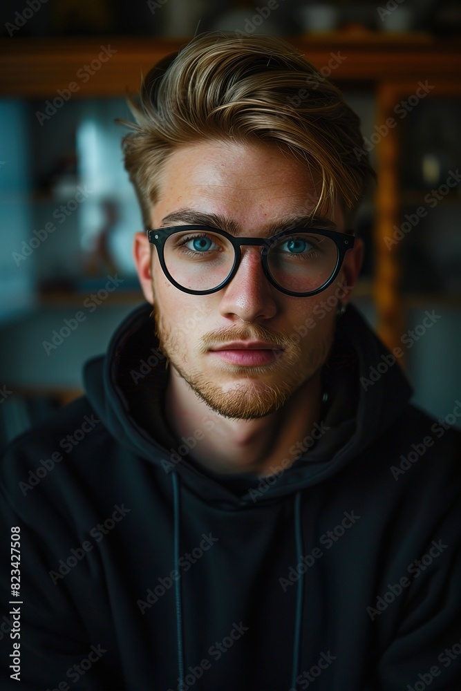 Portrait of young man looking at camera Portrait of young man looking at camera